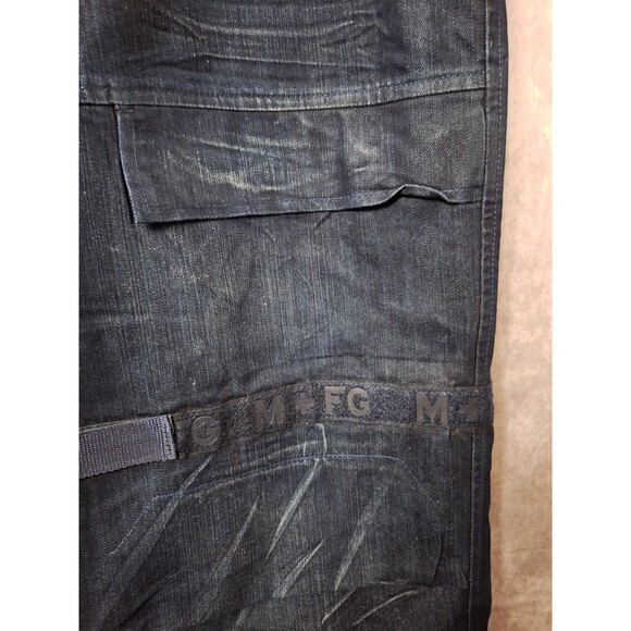 Y2K Marithe Francois Girbaud Wide Leg Baggy Jeans Men's 40x34 Shuttle Tape Cargo - Picture 9 of 14